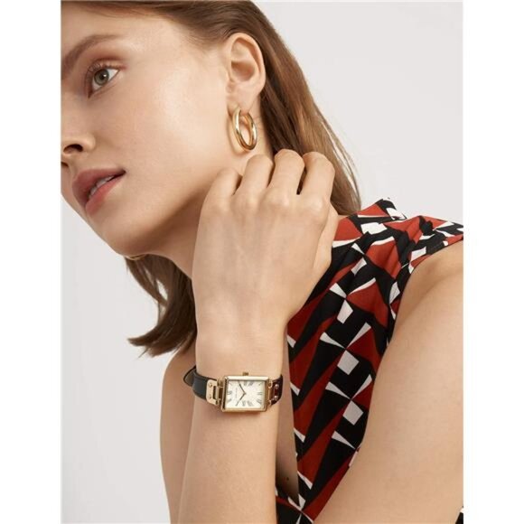 Women's Leather Strap Watch, AK/3752 - Picture 2 of 6